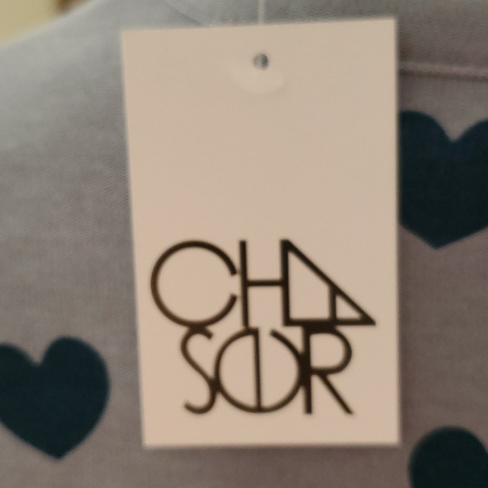 Chaser sweatshirt with blue heart print - Picture 7 of 12